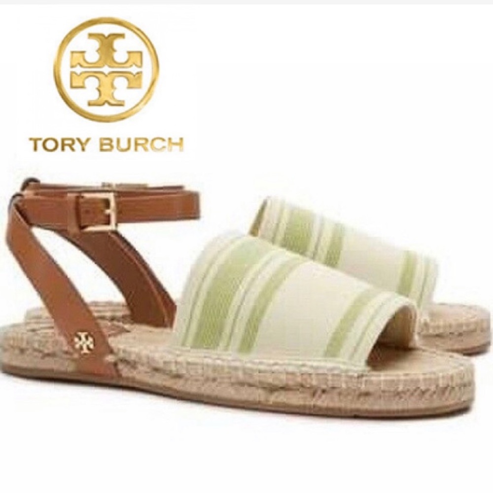 Tory Burch Espadrille flat sandals size 6
